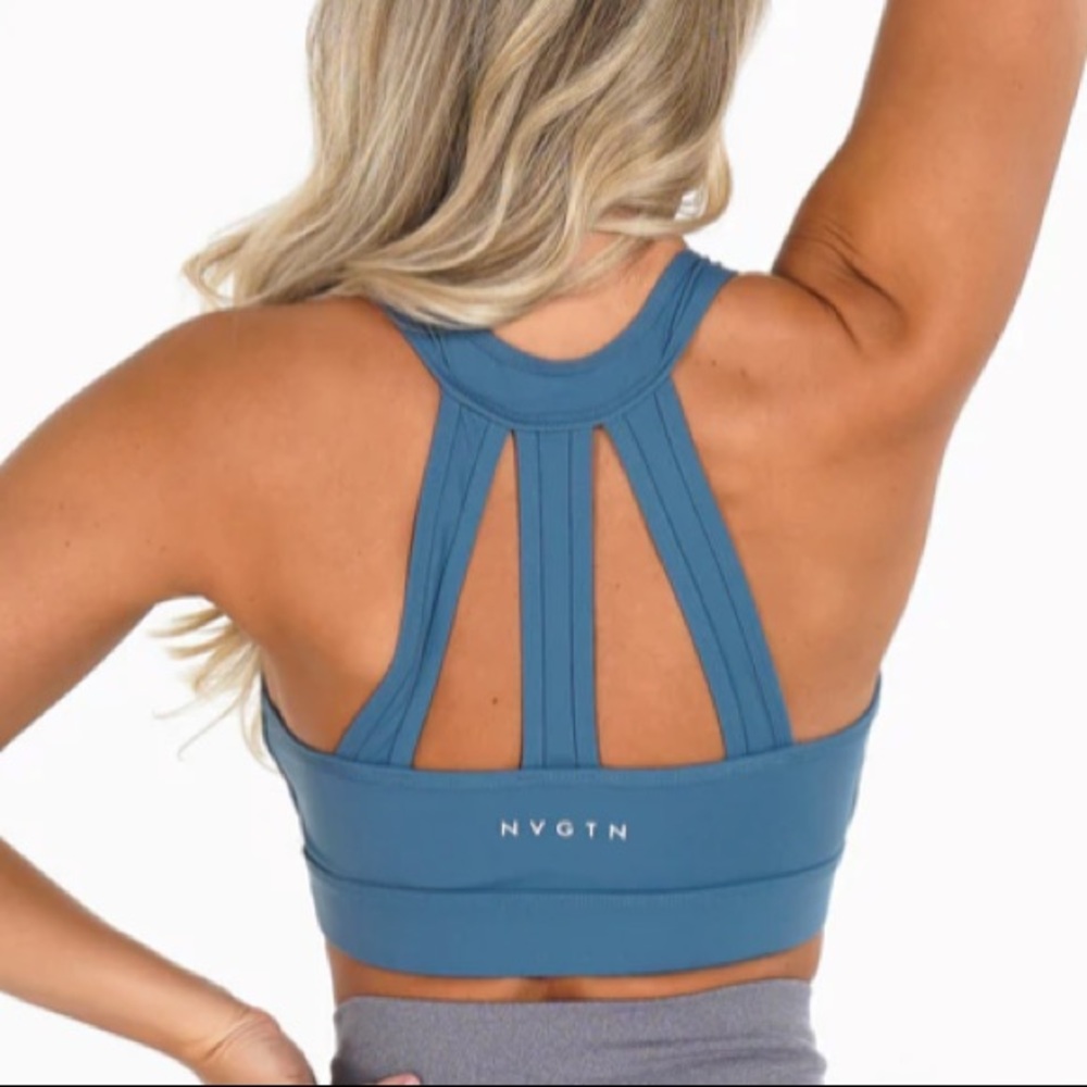 NVGTN Steel Blue Trio Bra | Size S